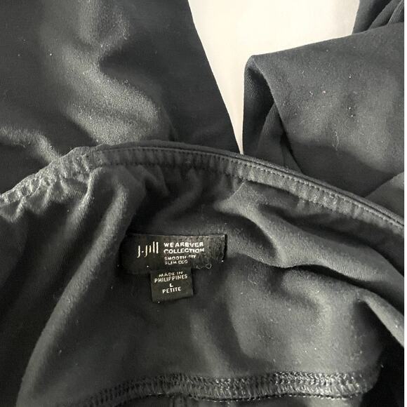 J. Jill Wearever Collection Smooth Fit Slim Leg Black L petite - Picture 4 of 5